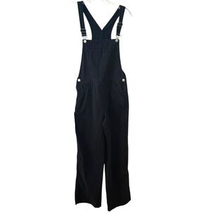 Forever 21 Women's Black Cotton Blend Overalls in Size‎ S